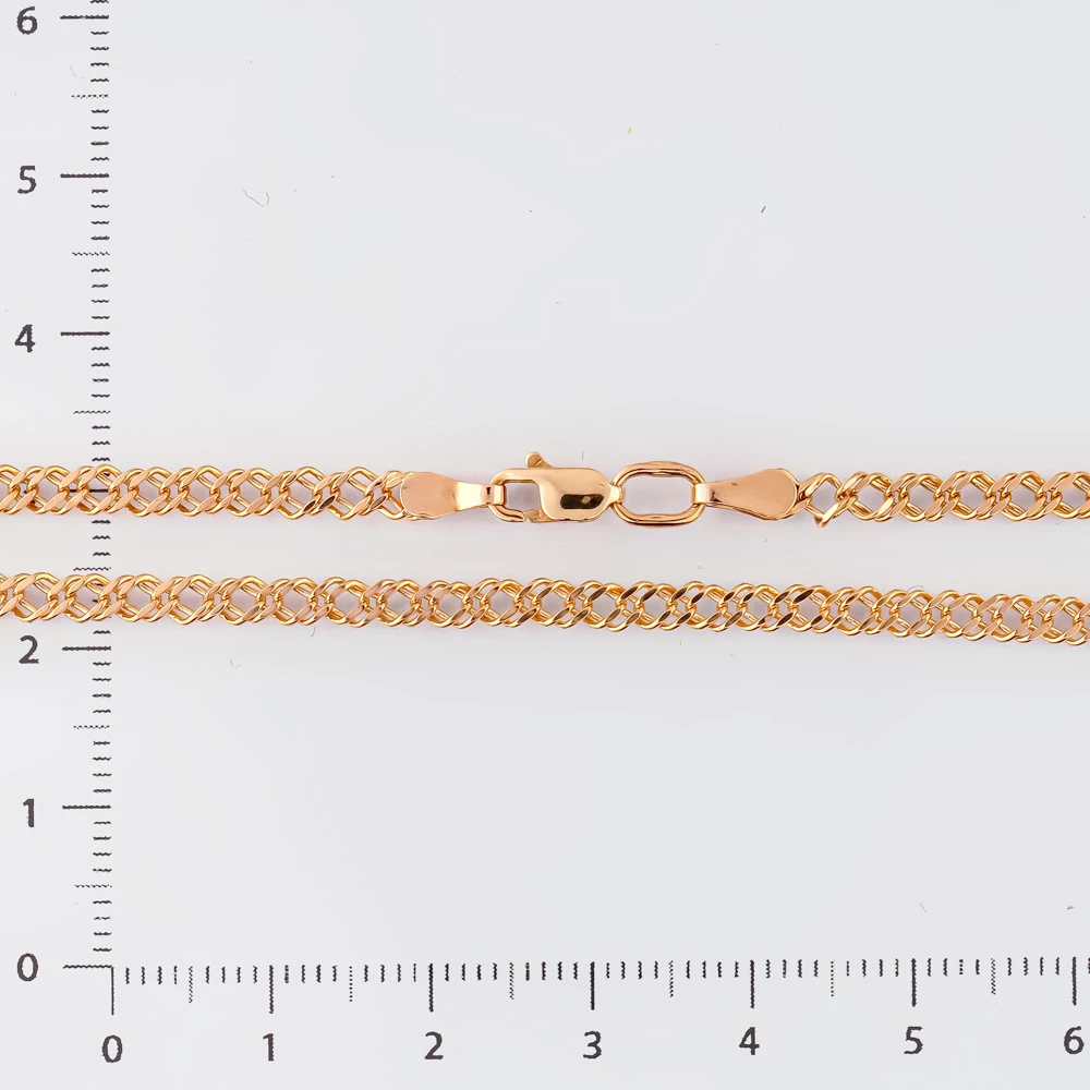 Цепь из красного золота 585 пробы