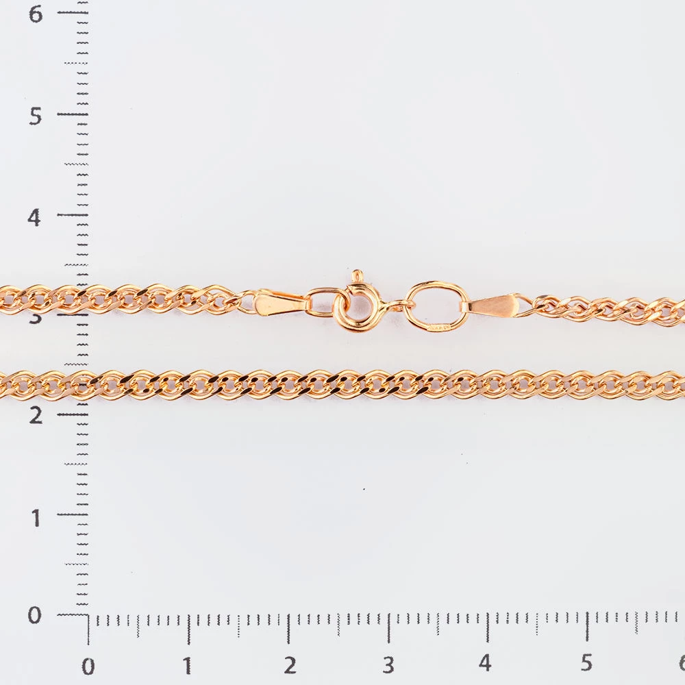 Цепь из красного золота 585 пробы