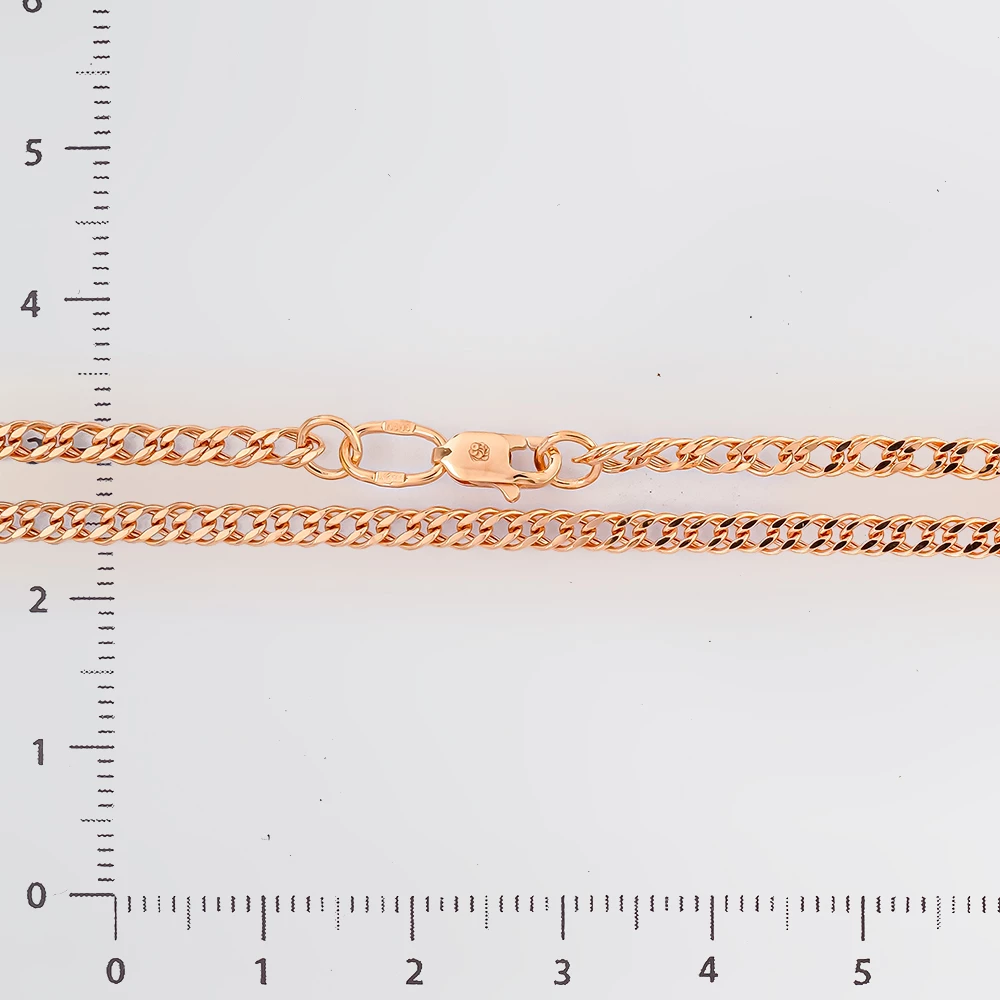 Цепь из красного золота 585 пробы