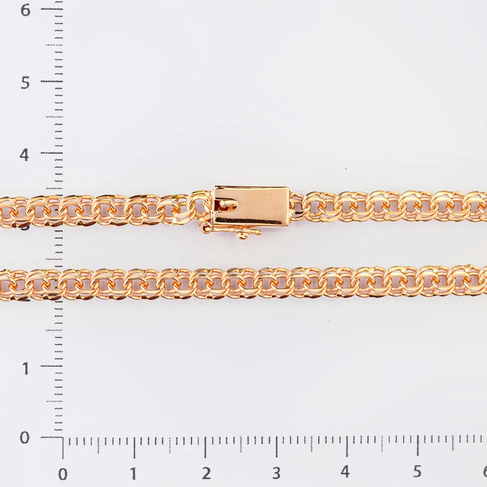 Цепь из красного золота 585 пробы