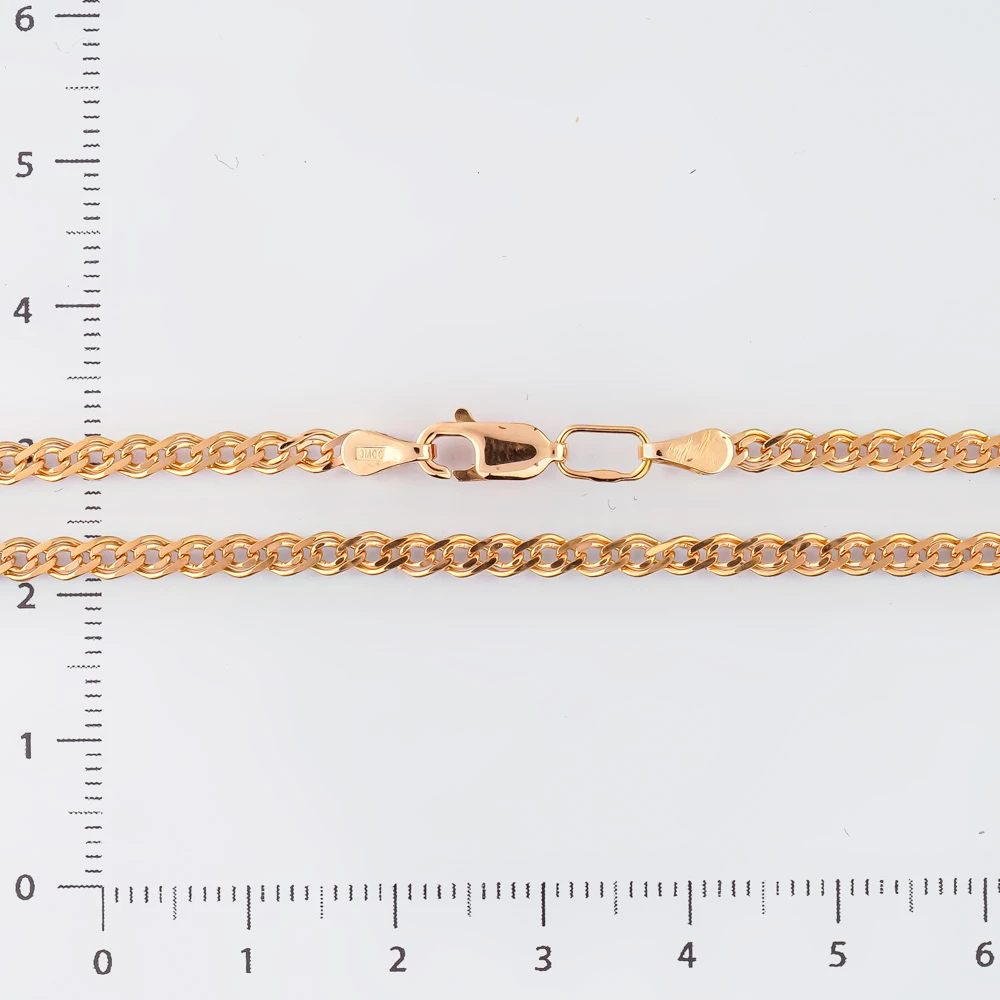 Цепь из красного золота 585 пробы