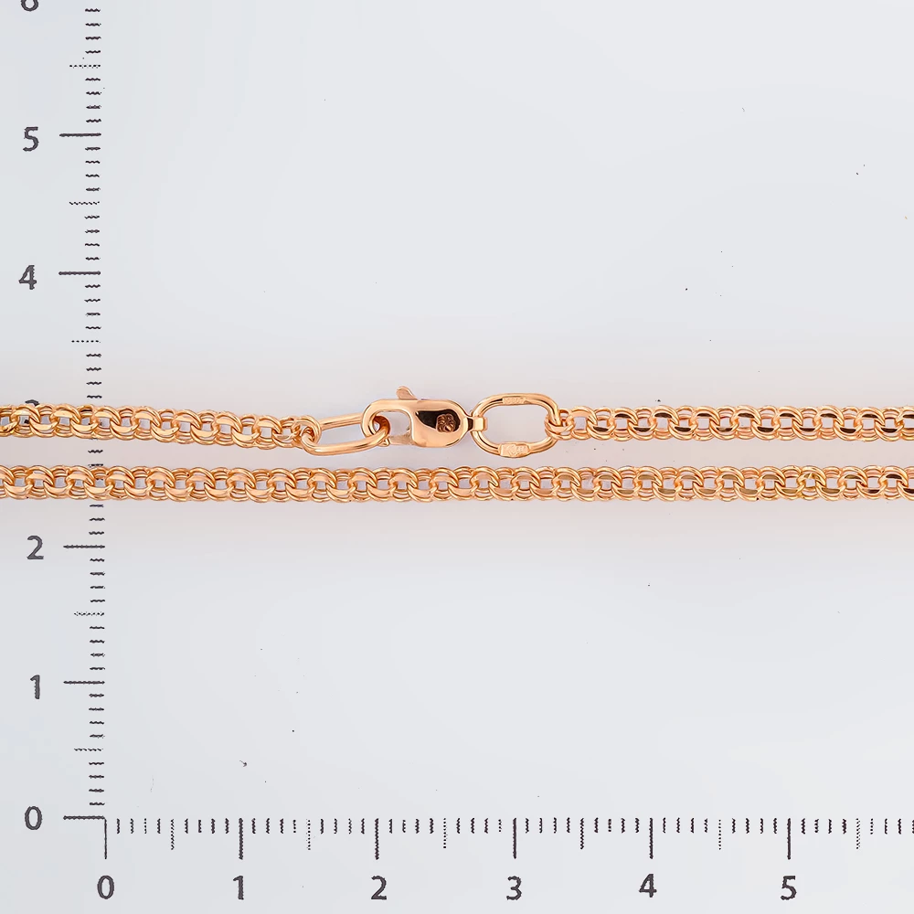 Цепь из красного золота 585 пробы