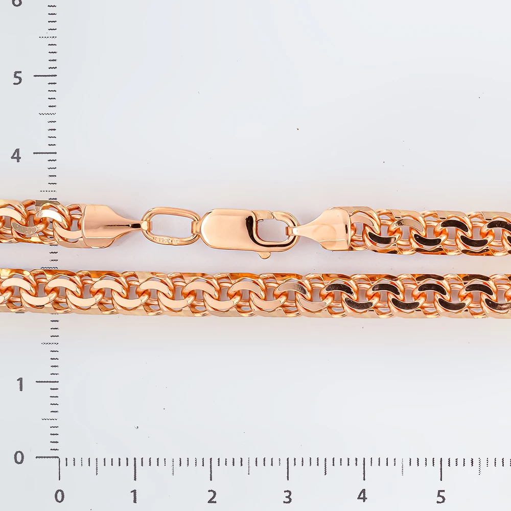 Цепь из красного золота 585 пробы