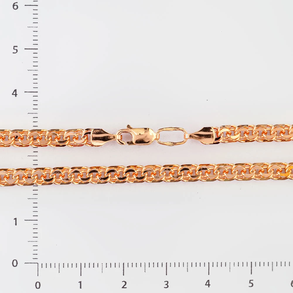 Цепь из красного золота 585 пробы