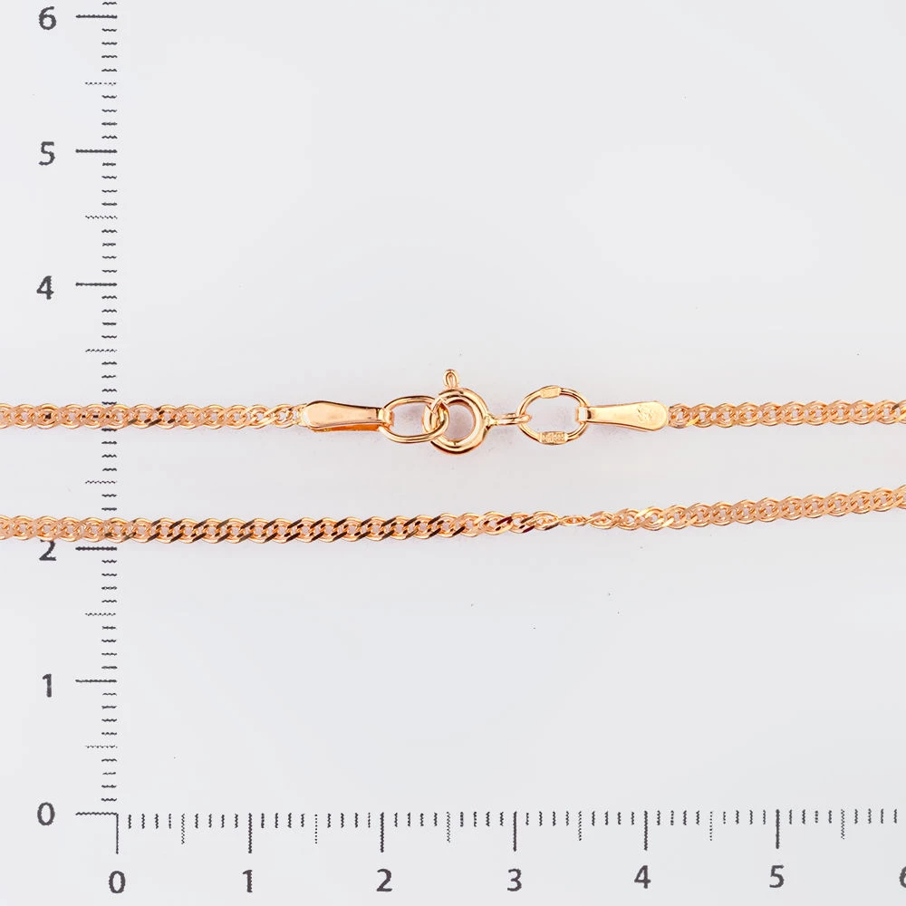 Цепь из красного золота 585 пробы