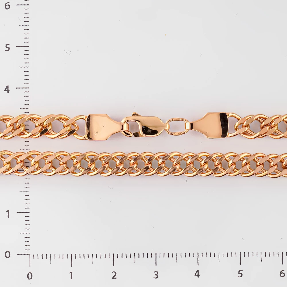 Цепь из красного золота 585 пробы