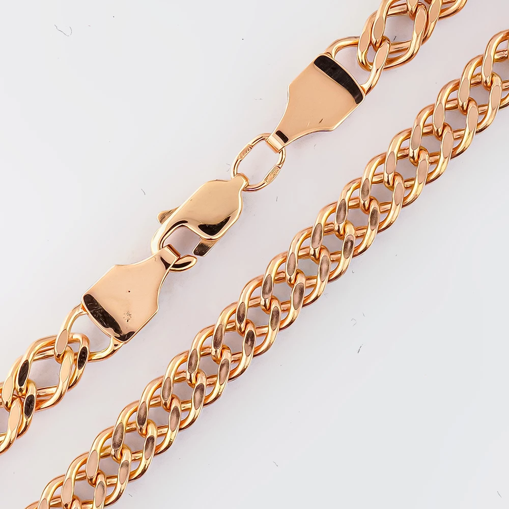 Цепь из красного золота 585 пробы