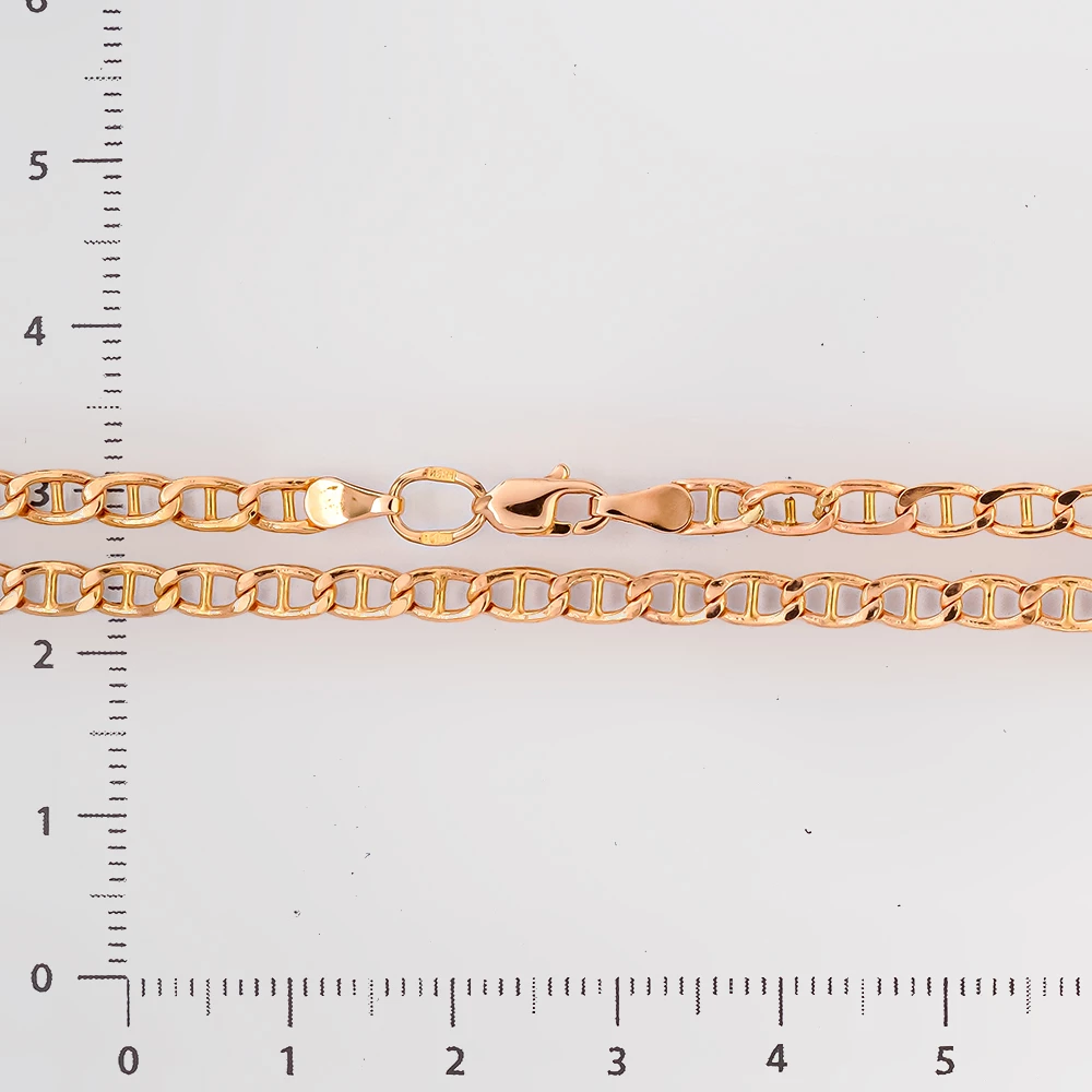 Цепь из красного золота 585 пробы