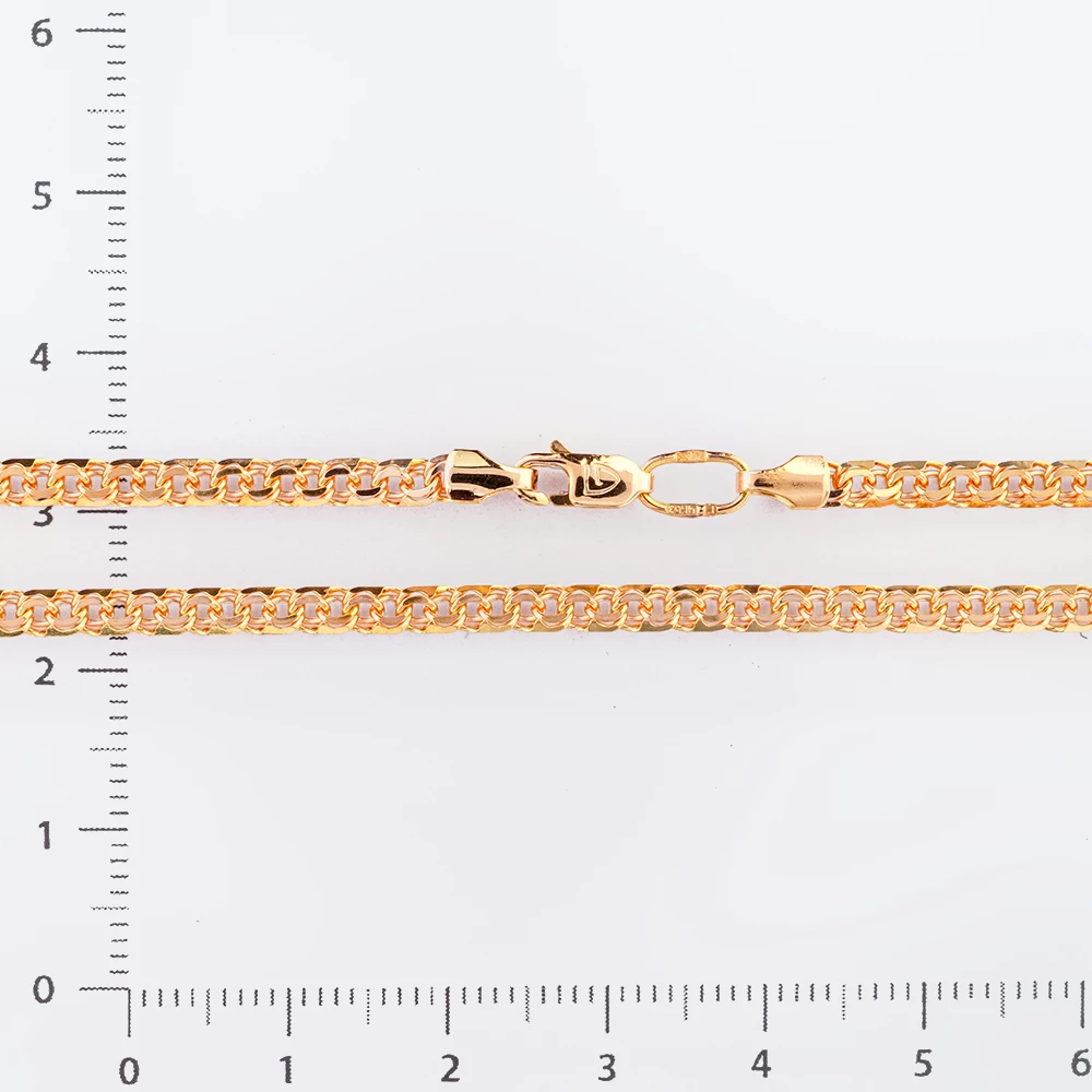 Цепь из красного золота 585 пробы