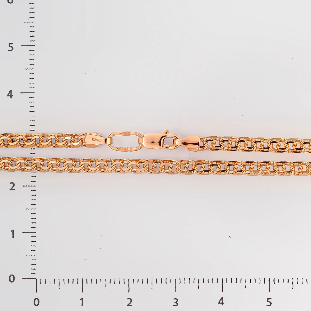 Цепь из красного золота 375 пробы