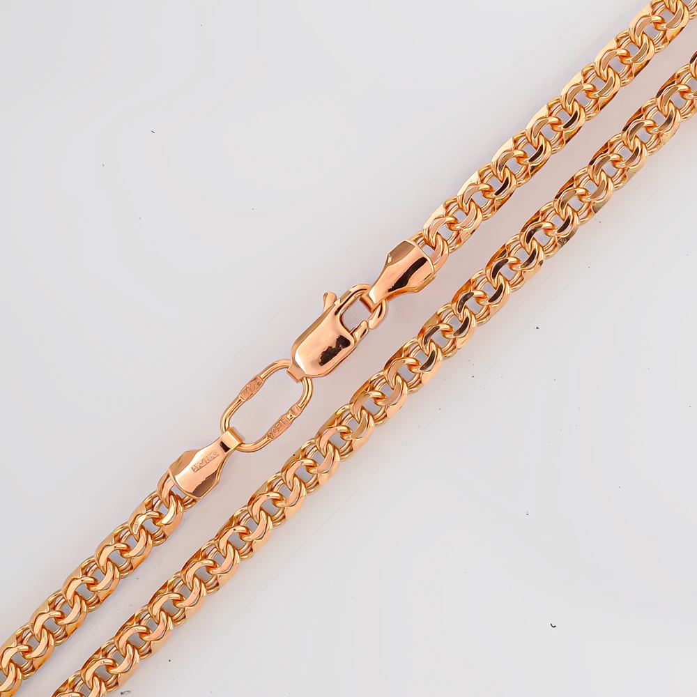 Цепь из красного золота 375 пробы