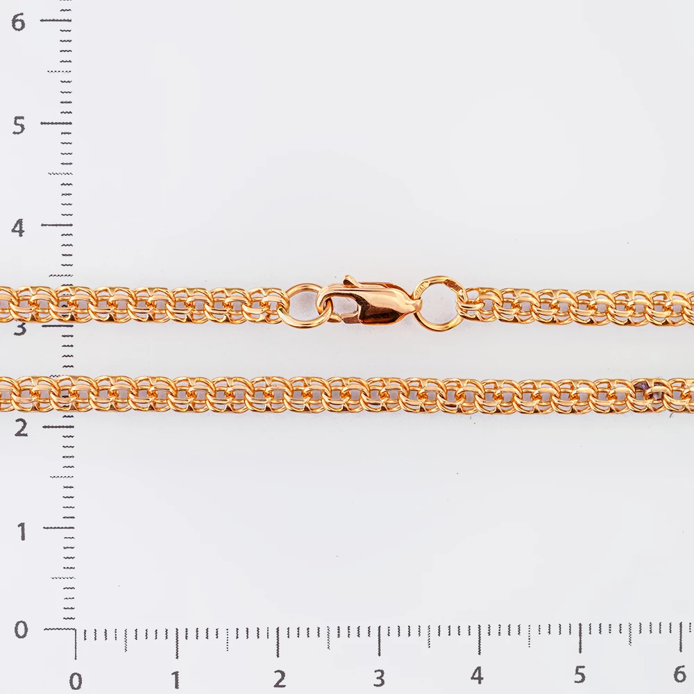 Цепь из красного золота 585 пробы