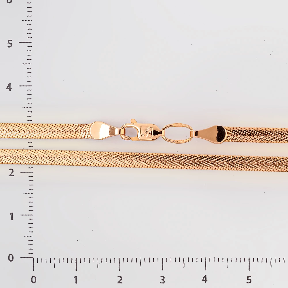 Цепь из красного золота 585 пробы