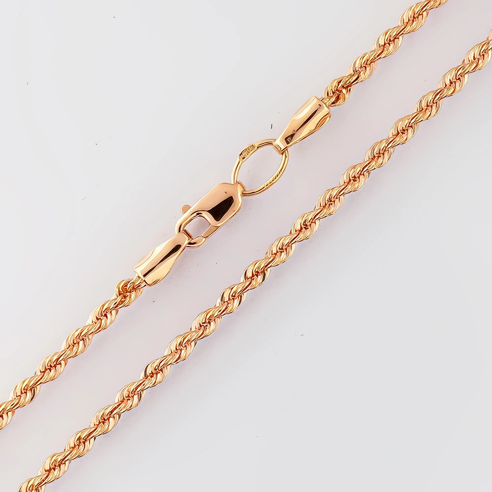 Цепь из красного золота 585 пробы