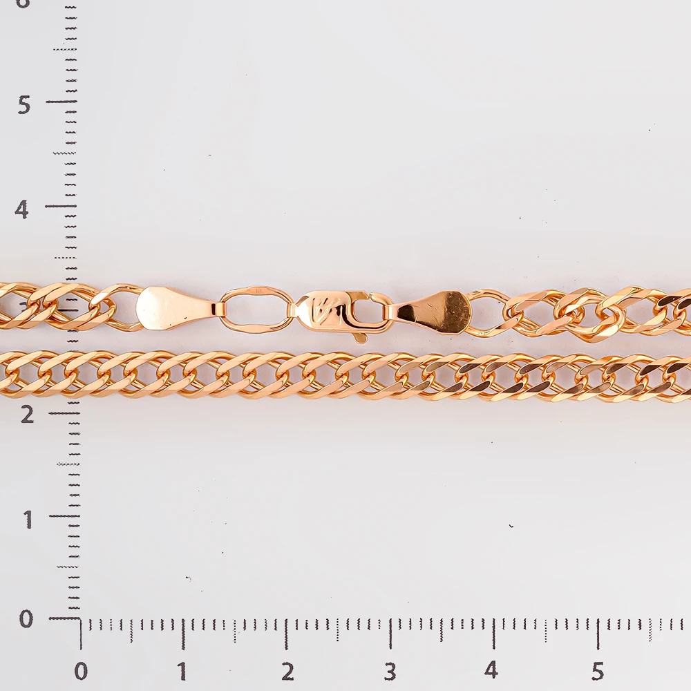 Цепь из красного золота 585 пробы