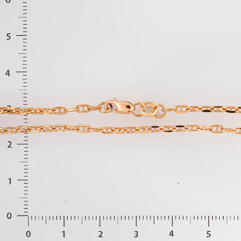 Цепь из красного золота 585 пробы