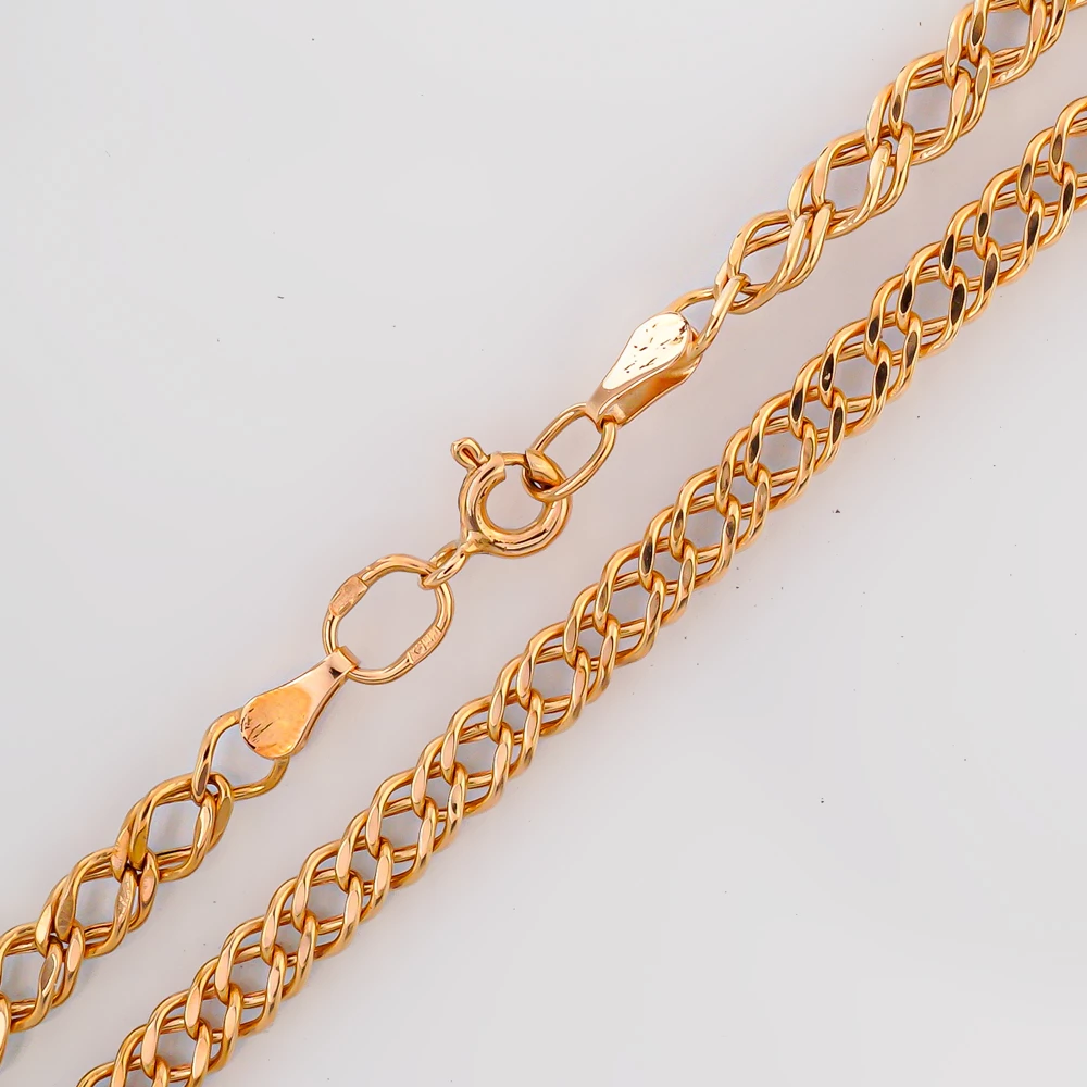 Цепь из красного золота 585 пробы