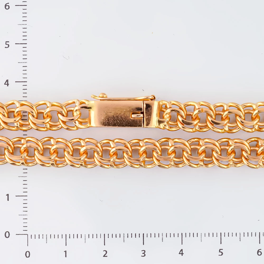 Цепь из красного золота 585 пробы