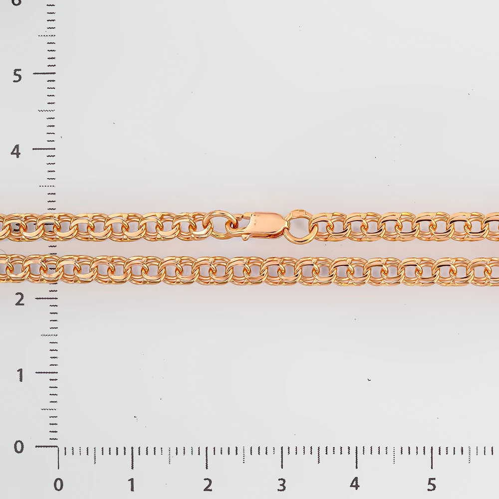 Цепь из красного золота 585 пробы