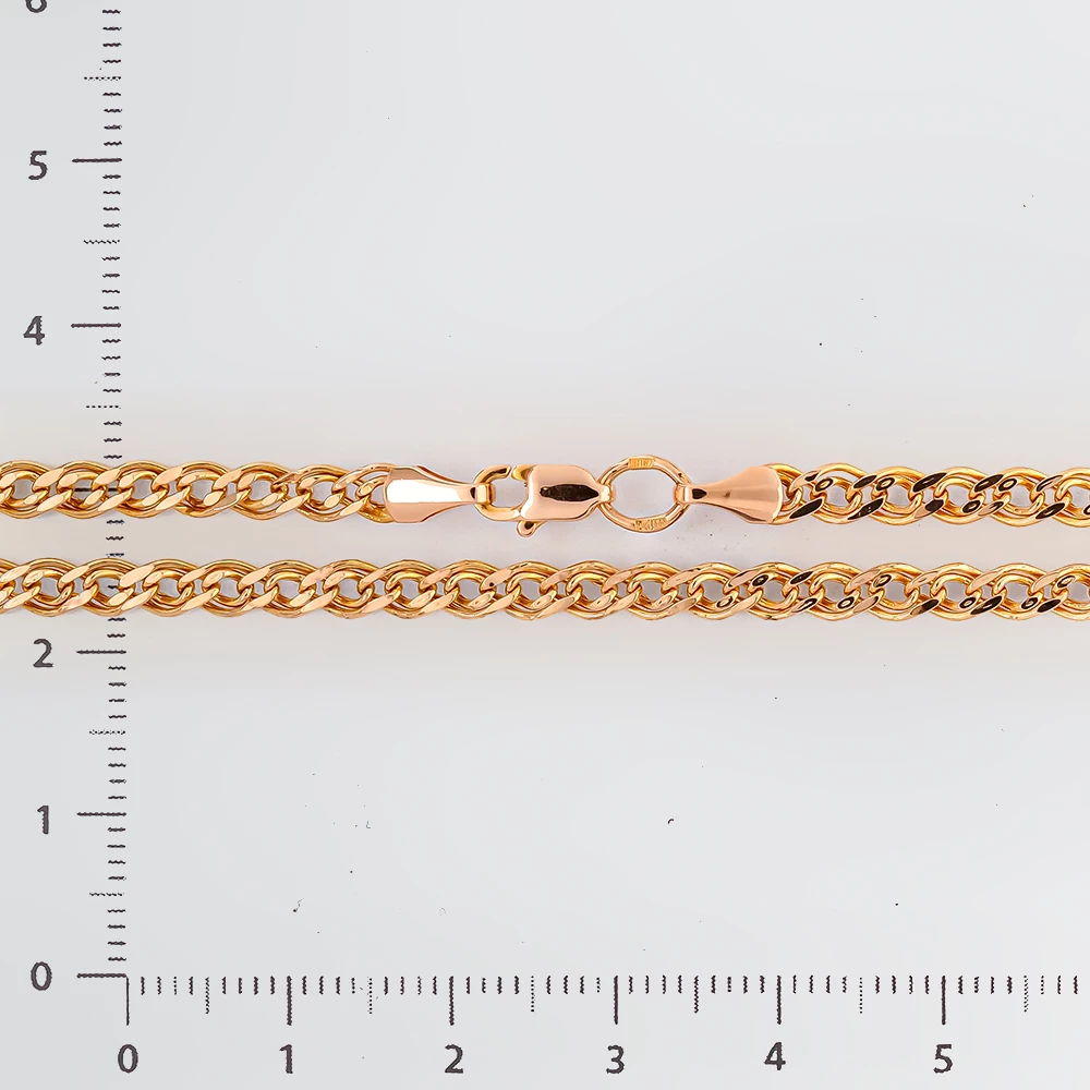 Цепь из красного золота 585 пробы