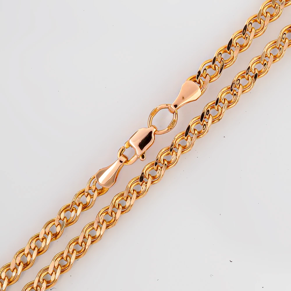 Цепь из красного золота 585 пробы