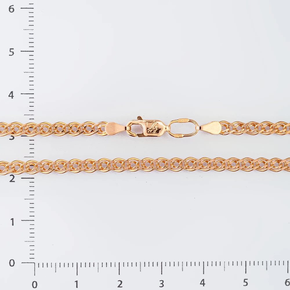 Цепь из красного золота 585 пробы