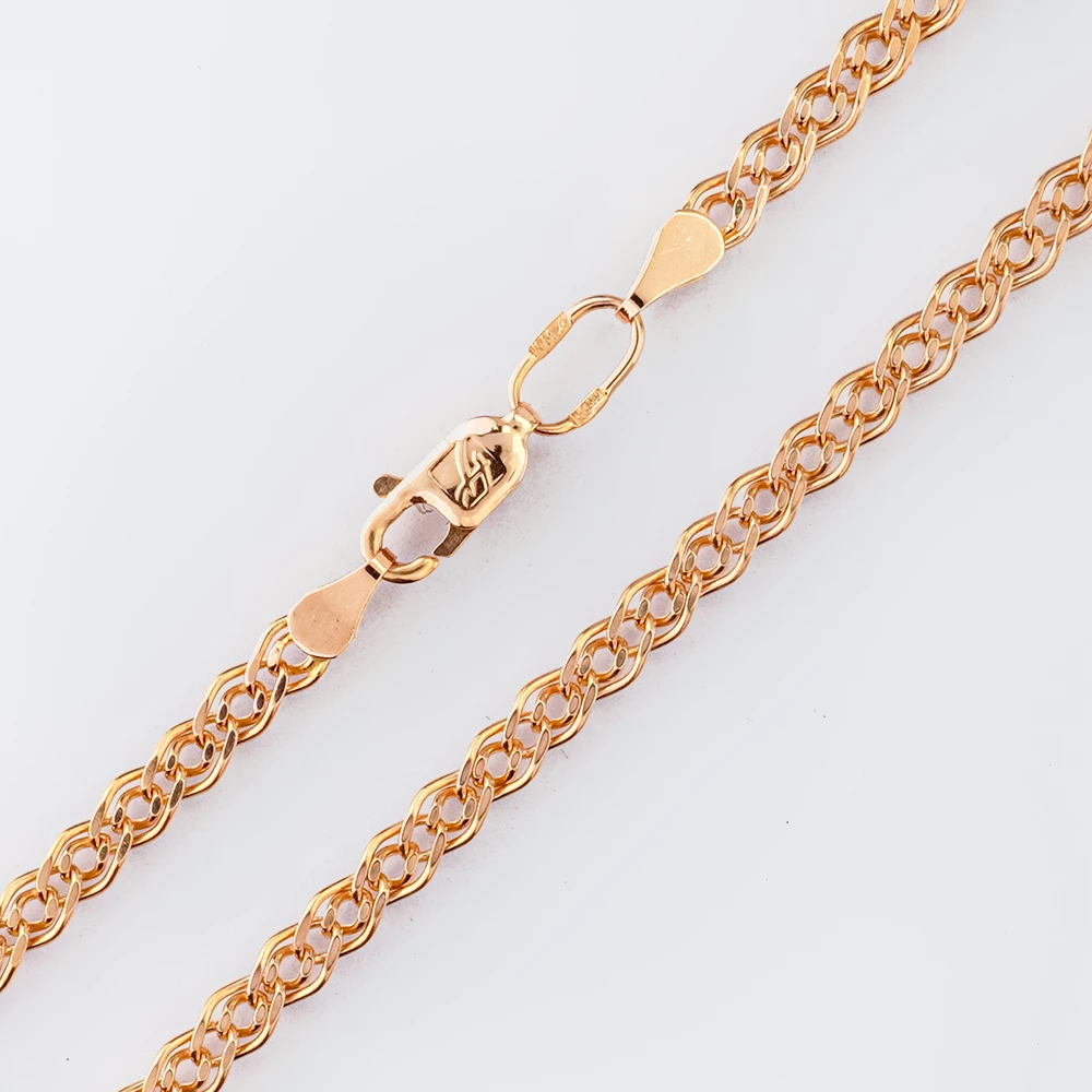 Цепь из красного золота 585 пробы