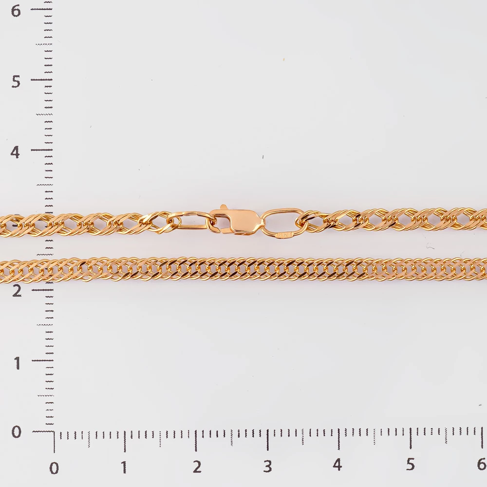 Цепь из красного золота 585 пробы