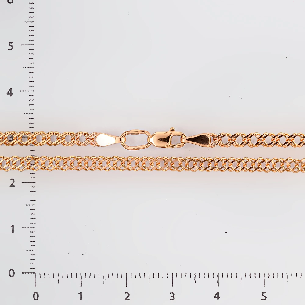 Цепь из красного золота 585 пробы