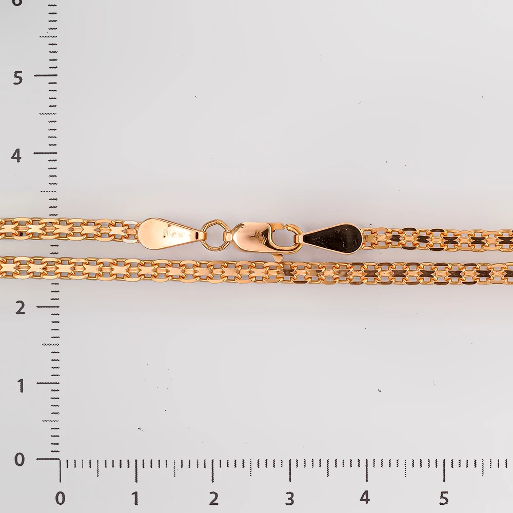 Цепь из красного золота 585 пробы