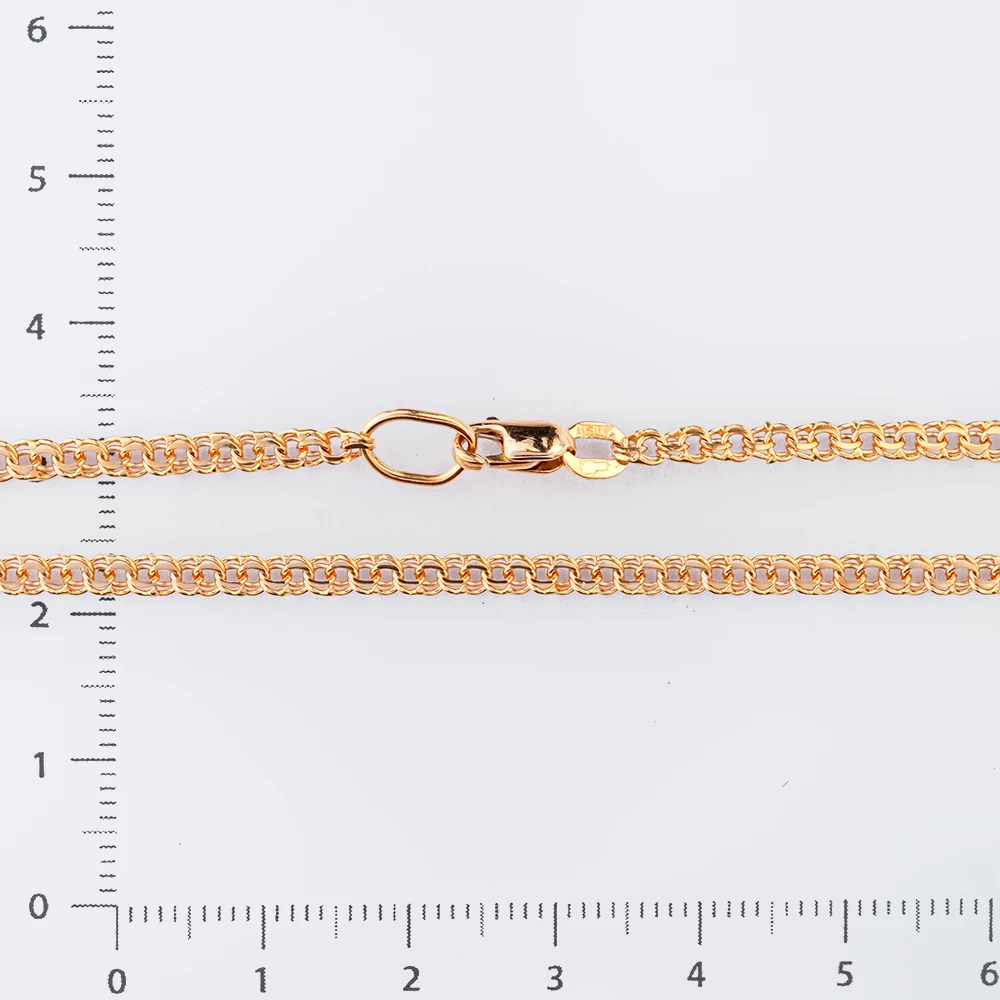 Цепь из красного золота 585 пробы