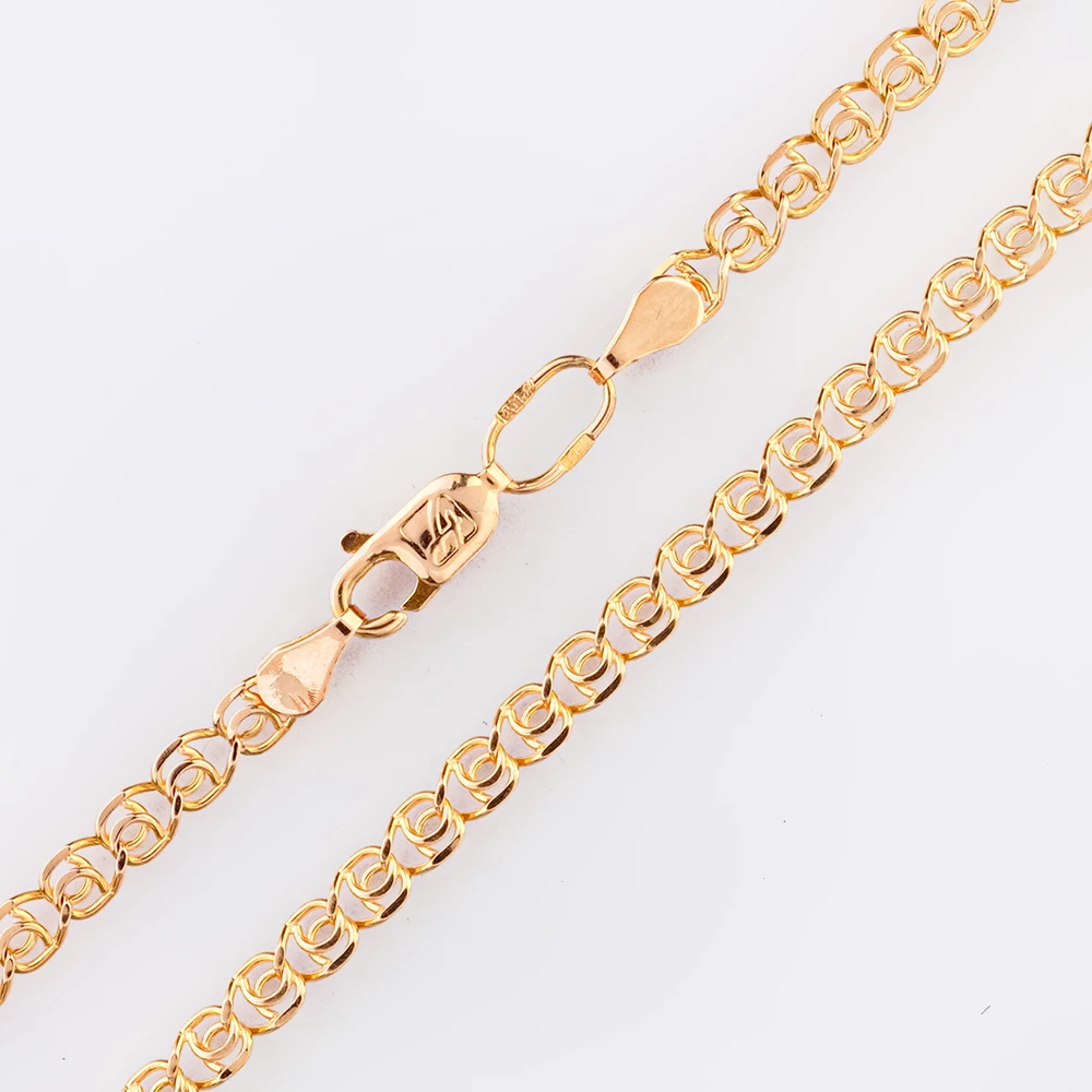 Цепь из красного золота 585 пробы