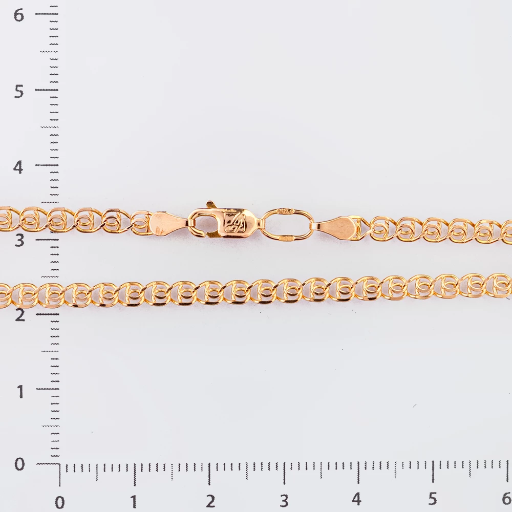 Цепь из красного золота 585 пробы