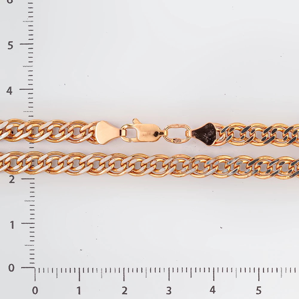 Цепь из красного золота 585 пробы