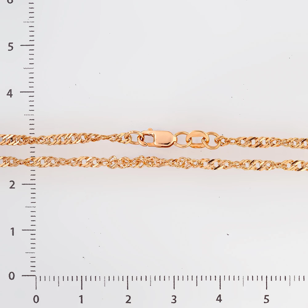 Цепь из красного золота 585 пробы