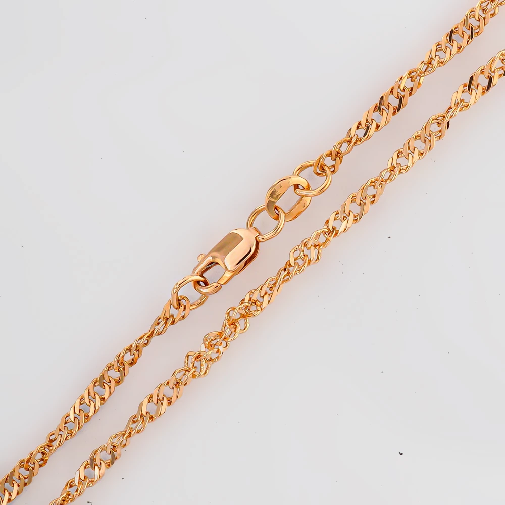 Цепь из красного золота 585 пробы