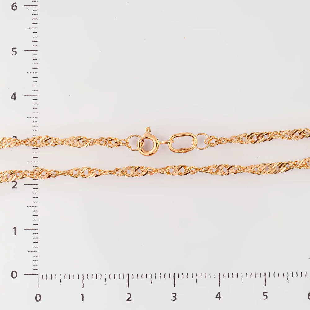 Цепь из красного золота 585 пробы