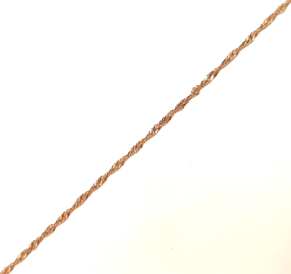 Цепь из красного золота 375 пробы