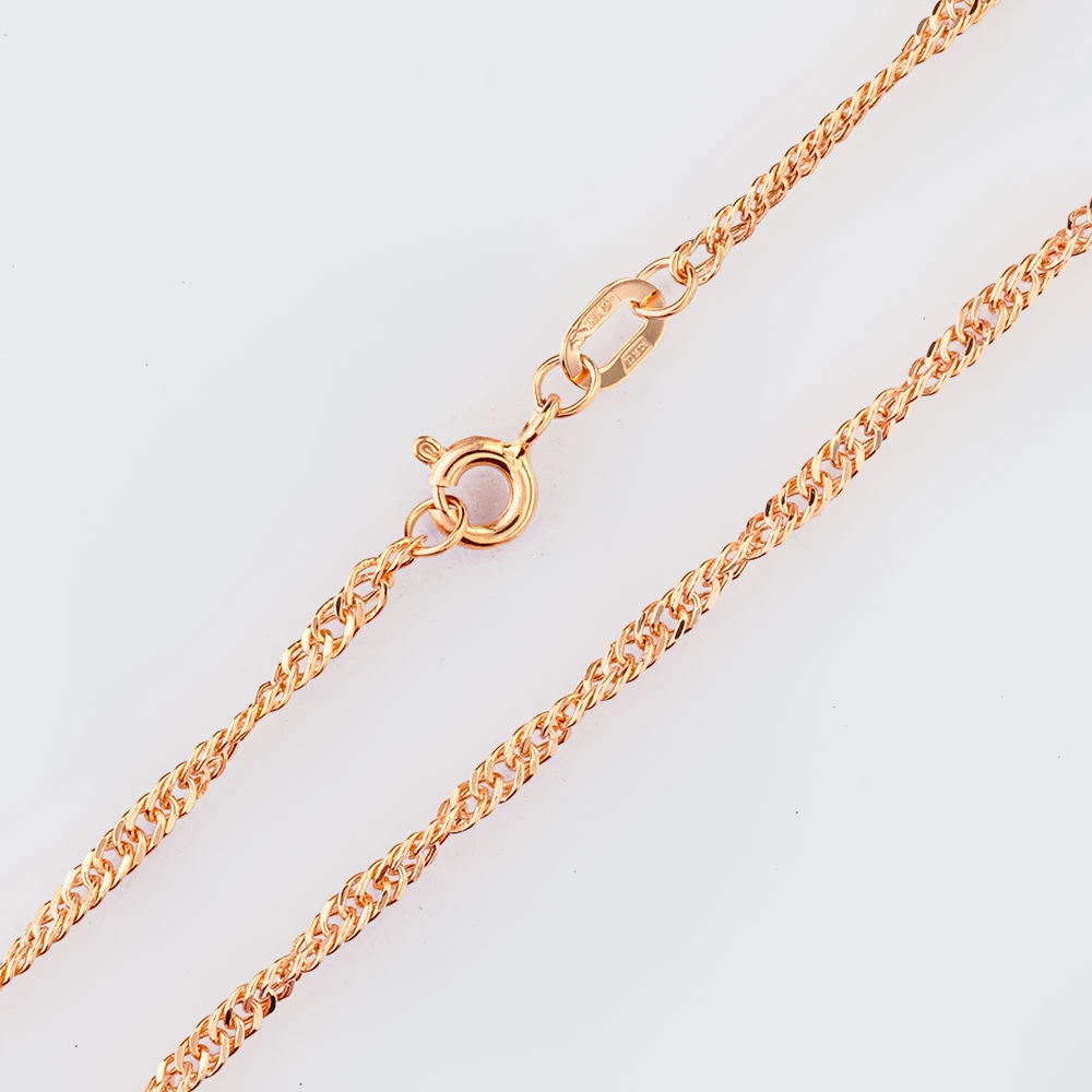 Цепь из красного золота 585 пробы