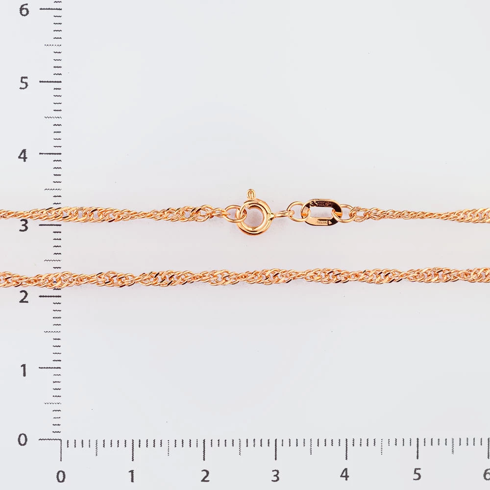 Цепь из красного золота 585 пробы