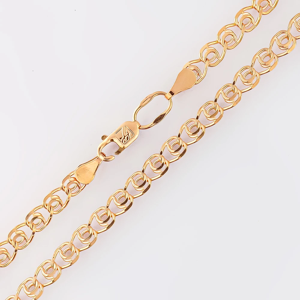 Цепь из красного золота 585 пробы