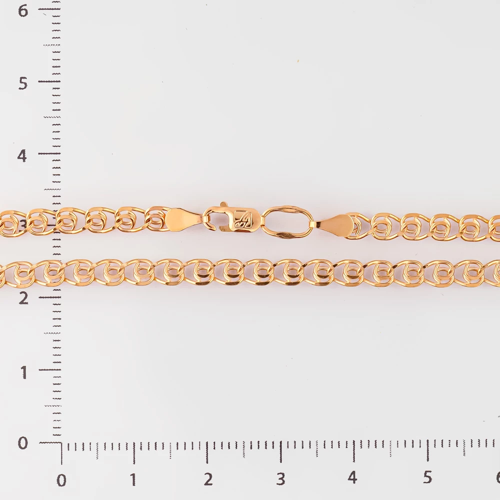 Цепь из красного золота 585 пробы