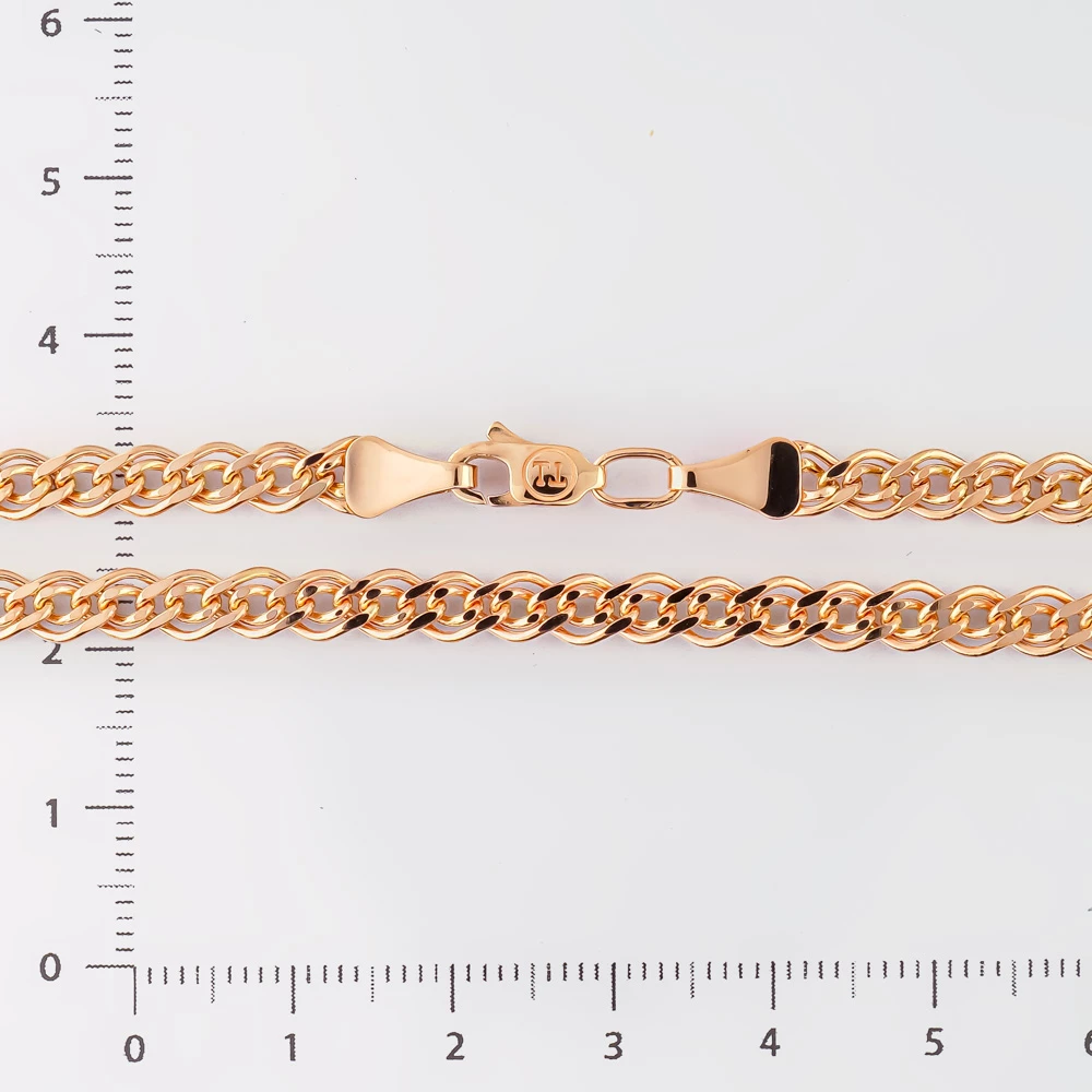 Цепь из красного золота 585 пробы