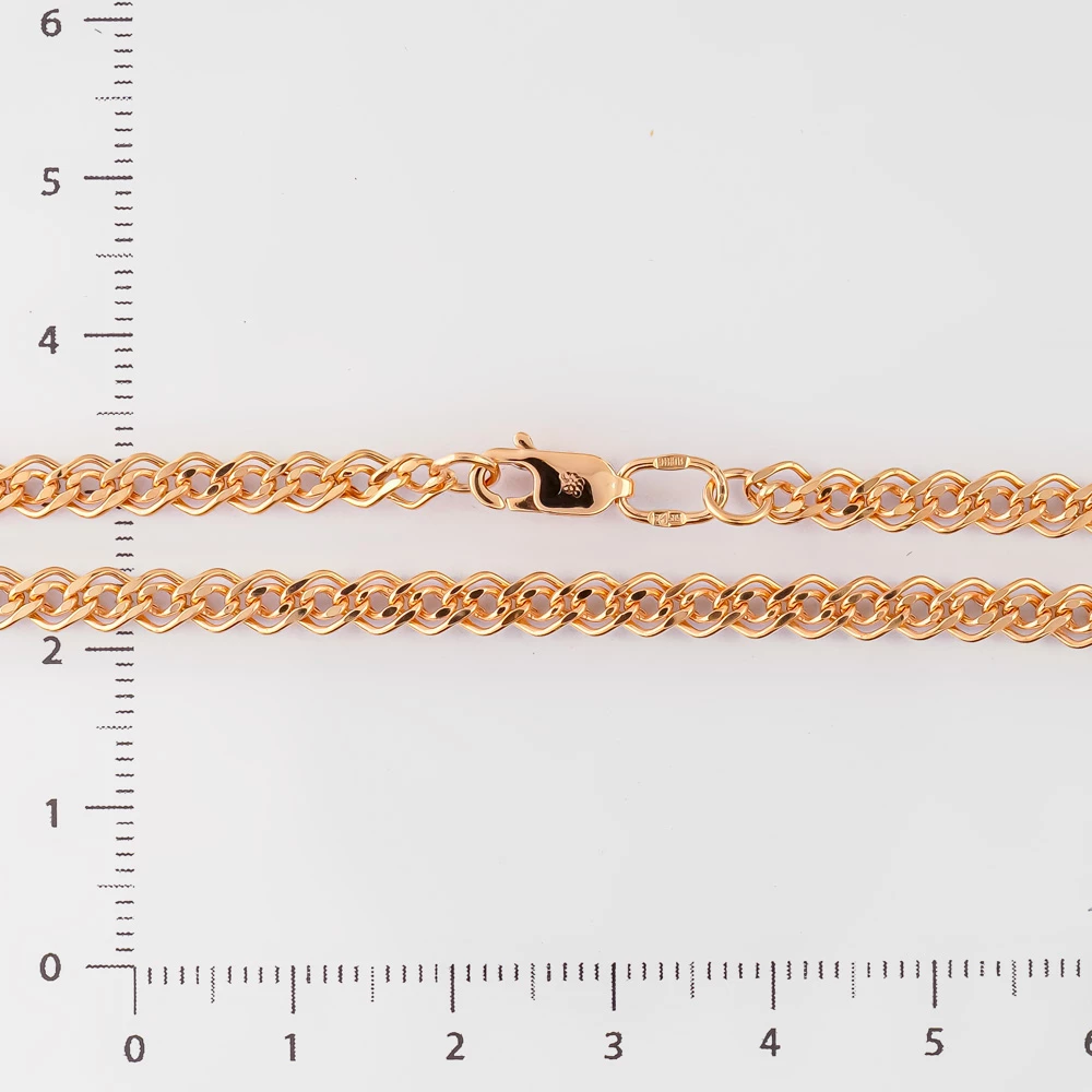 Цепь из красного золота 585 пробы