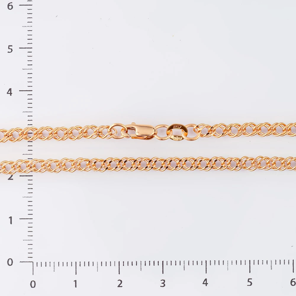 Цепь из красного золота 585 пробы