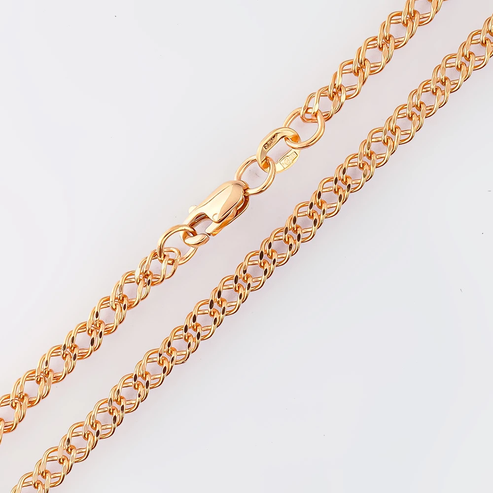 Цепь из красного золота 585 пробы