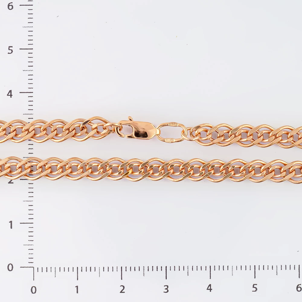 Цепь из красного золота 585 пробы