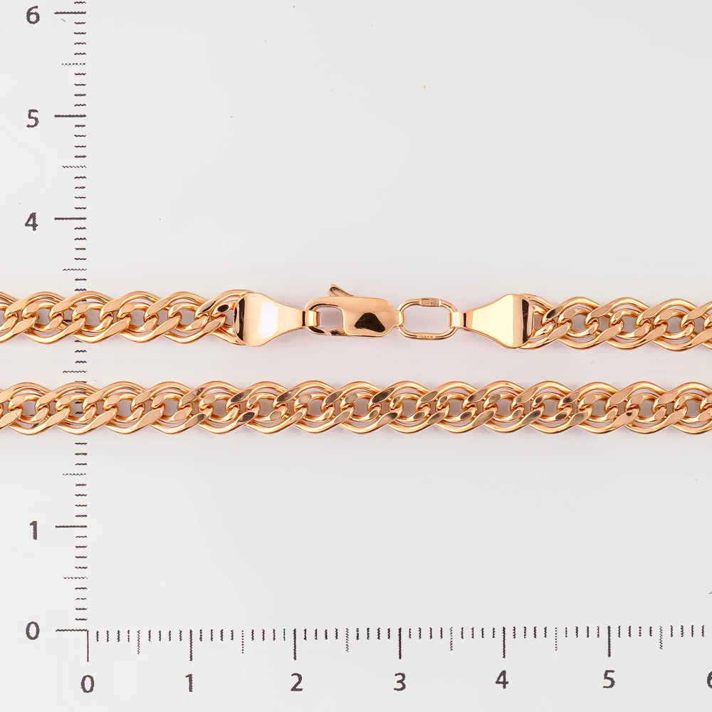 Цепь из красного золота 585 пробы