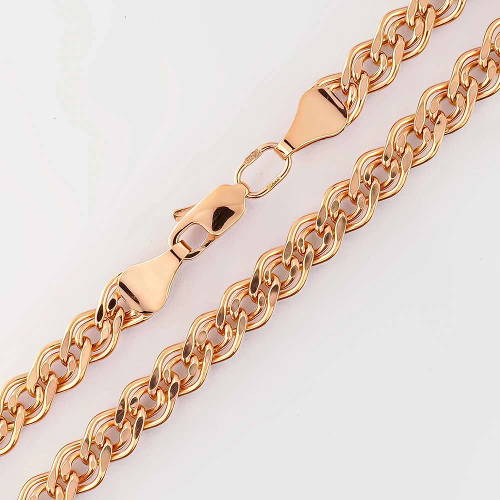 Цепь из красного золота 585 пробы