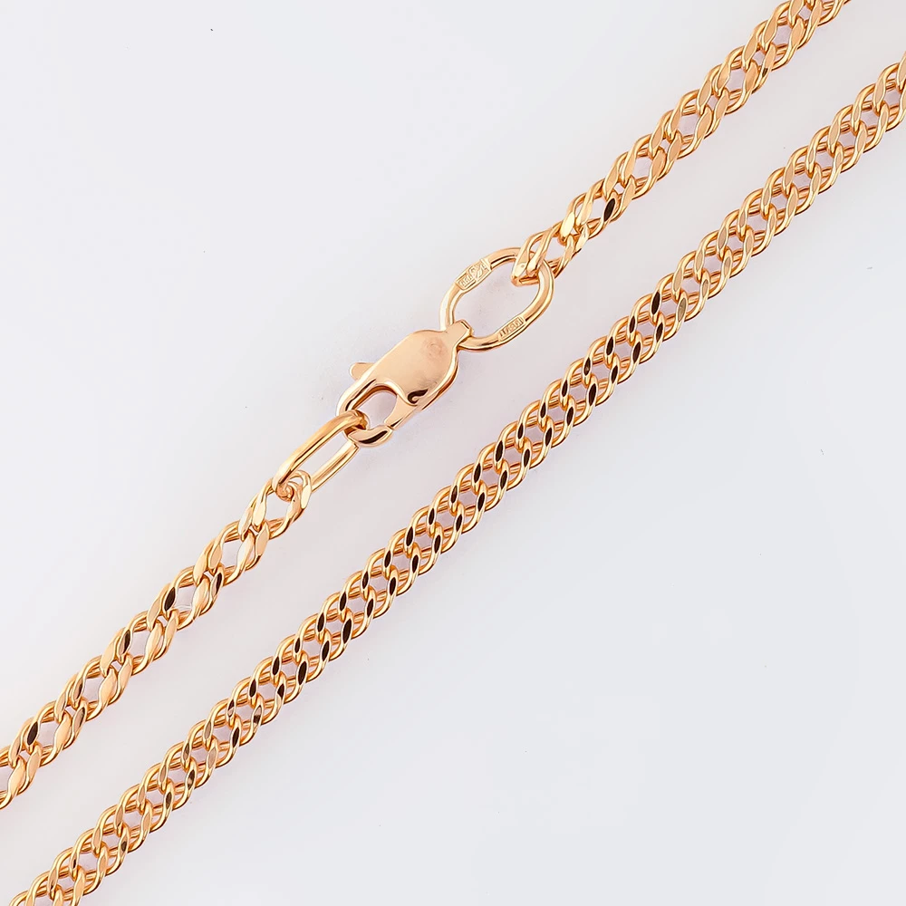 Цепь из красного золота 585 пробы